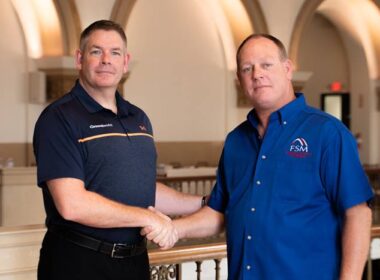 Two men shaking hands